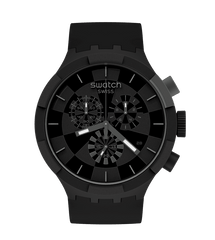 Reloj Swatch Big Bold Chrono - Checkpoint Black