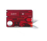 Swiss Card lite Victorinox Roja Transparente