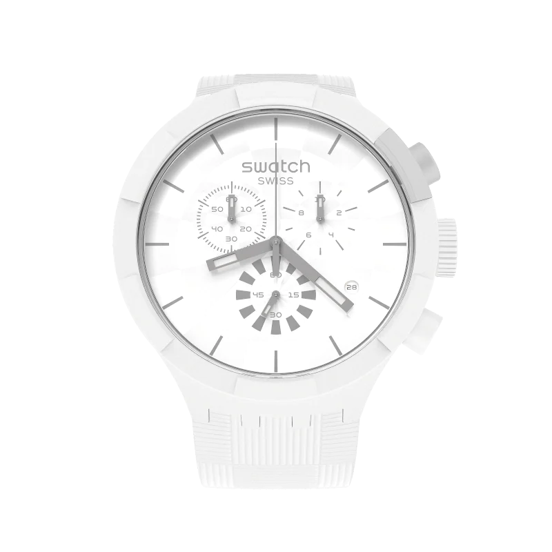  Swatch Reloj Mujer LWD - Blanco, Moderno : Ropa, Zapatos y  Joyería